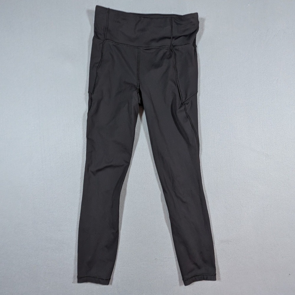 Lululemon Speed Up Tight Womens 4 Black High Rise Running Leggings 23" Inseam